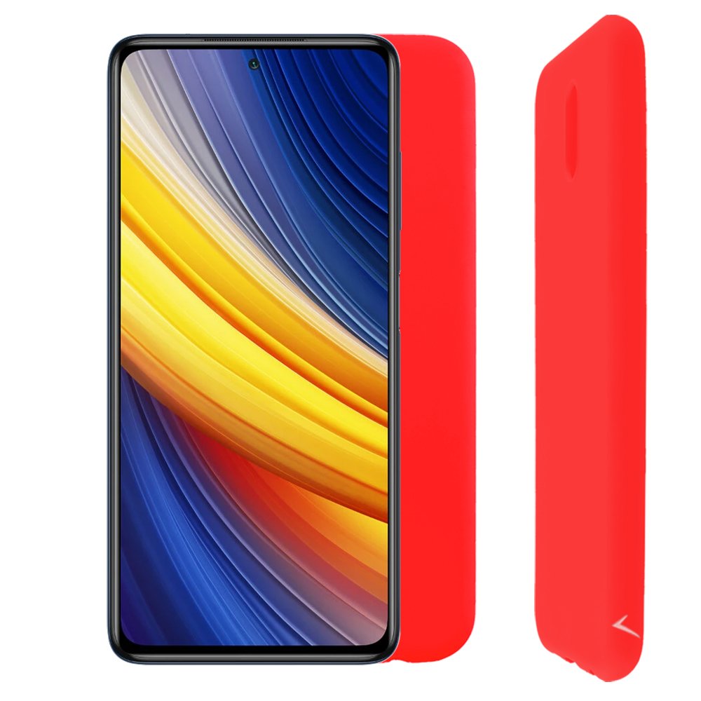 VOLTE-TEL ΘΗΚΗ XIAOMI POCO X3/POCO X3 PRO 6.67" SILICON TPU CAMERA GUARD RED