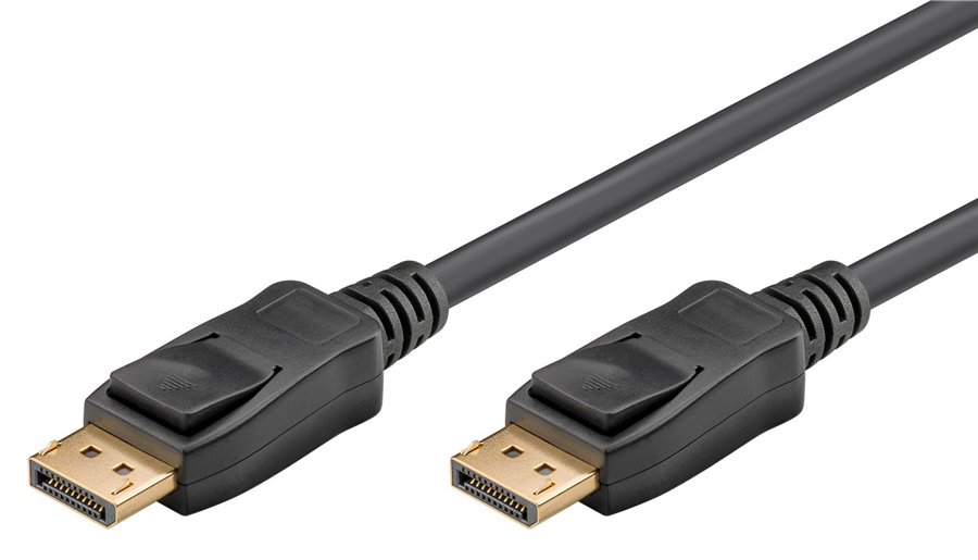 GOOBAY καλώδιο DisplayPort 2.0 58532, 8K/60Hz, 40Gbit/s, 1m, μαύρο