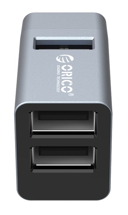 ORICO USB hub MINI-U32L, 3x θυρών, 5Gbps, USB σύνδεση, γκρι