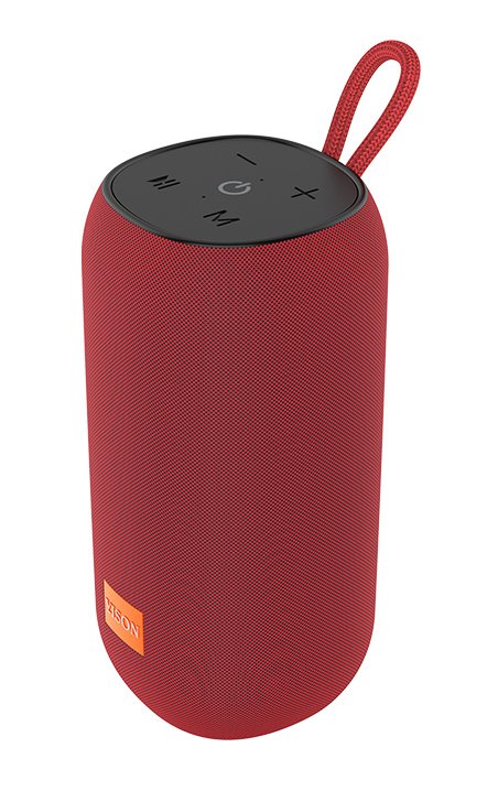 YISON φορητό ηχείο WS-11, 4.8W, FM, Bluetooth 5.0, 1200mAh, κόκκινο