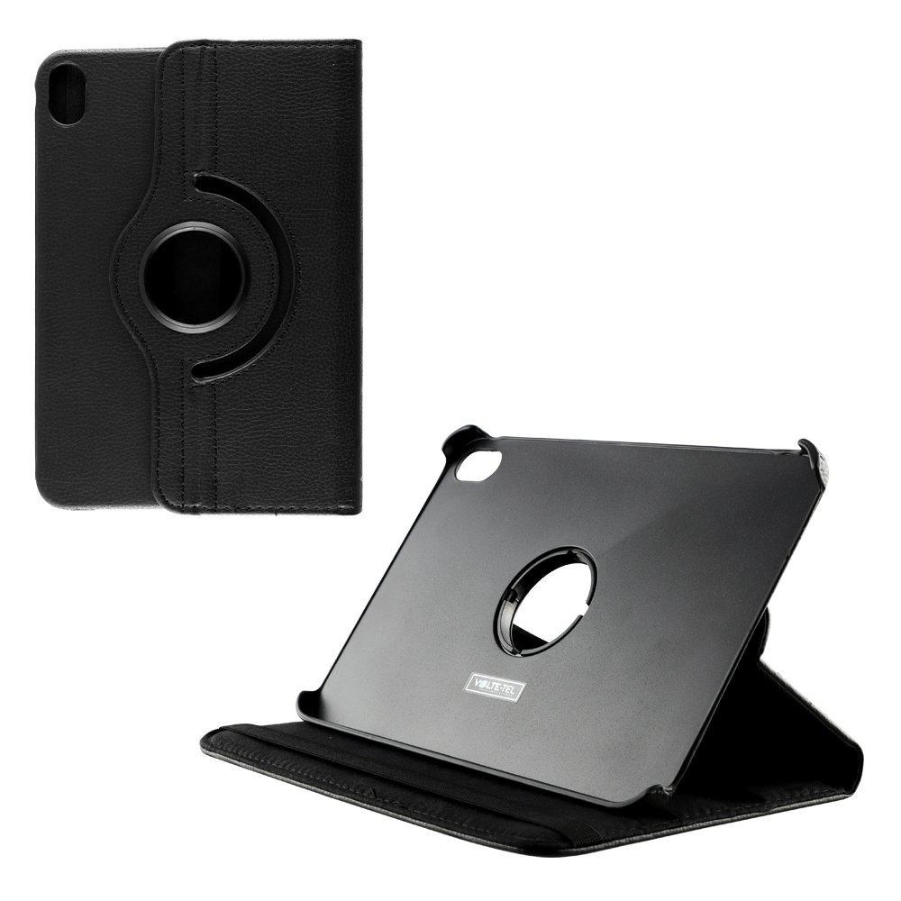 VOLTE-TEL ΘΗΚΗ IPAD MINI 2021/ MINI 6 /MINI 2024 /MINI 7 8.3" LEATHER BOOK ROTATING STAND BLACK