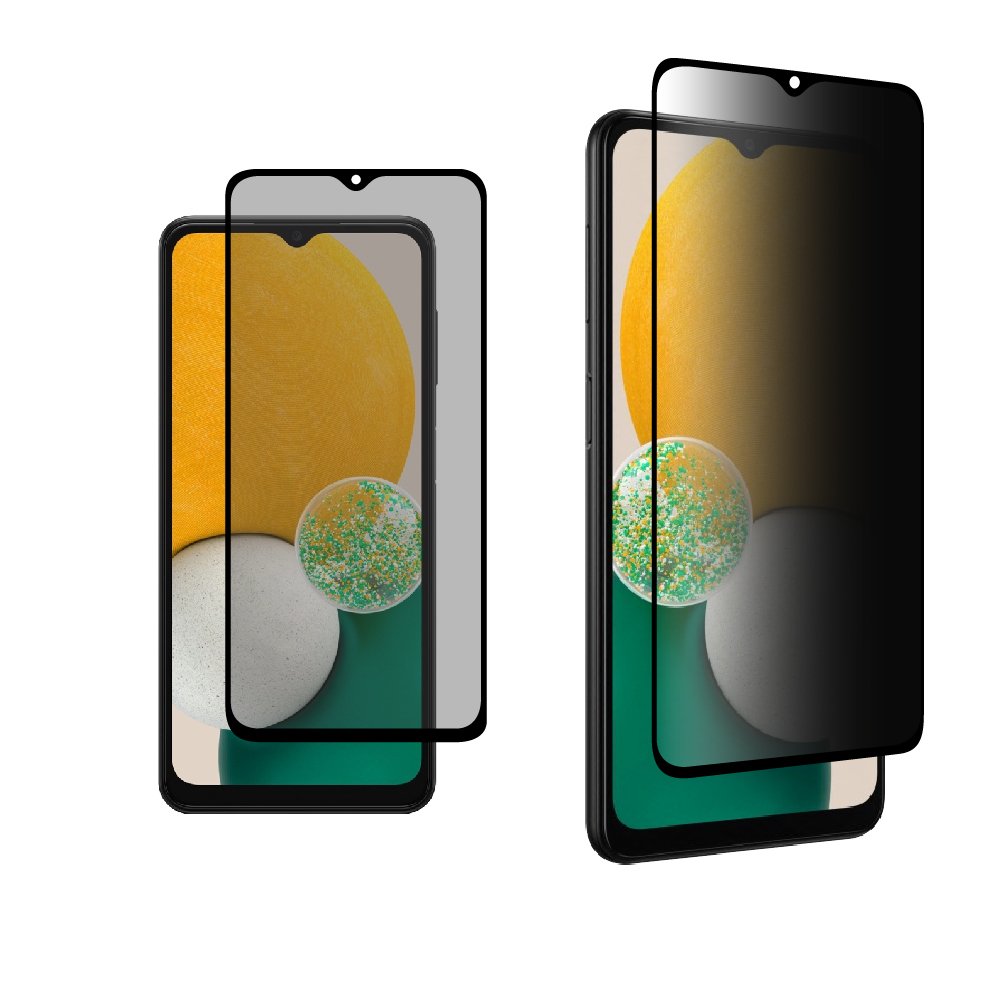 IDOL 1991 TEMPERED GLASS SAMSUNG A13 5G A136U 6.5" 9H 0.25mm PREMIUM PRIVACY ANTISPY SEMI CURVED FULL GLUE BLACK