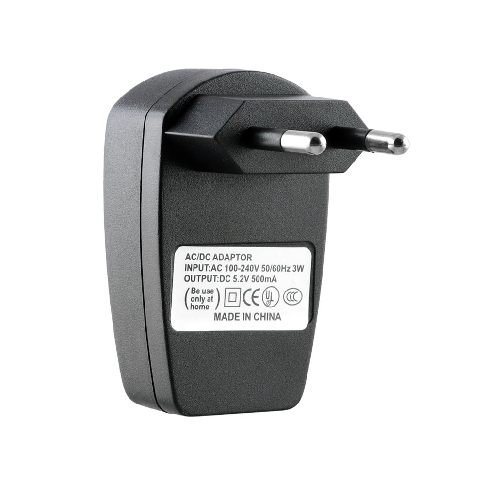 VOLTE-TEL USB TRAVEL CHARGER 500mA BLACK 2 LED