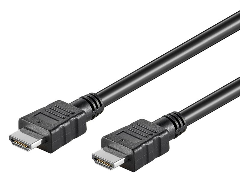 GOOBAY καλώδιο HDMI 58445 με Ethernet, 4K/30Hz, 10.2Gbps, 10m, μαύρο