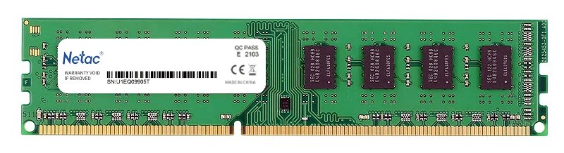 NETAC μνήμη DDR3 UDIMM NTBSD3P16SP-04, 4GB, 1600MHz, CL11