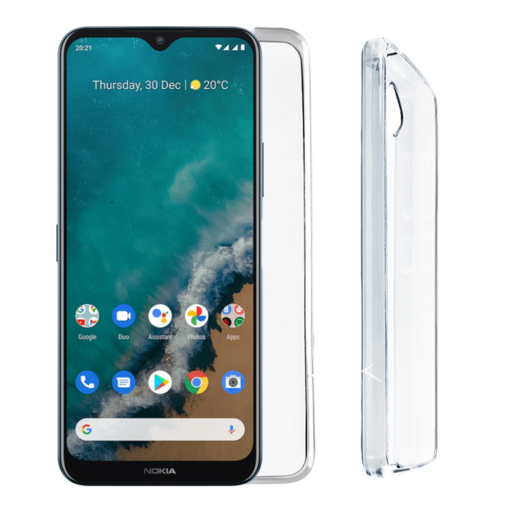 VOLTE-TEL ΘΗΚΗ NOKIA G50 6.82" SLIMCOLOR AIR TPU CAMERA GUARD ΔΙΑΦΑΝΗ