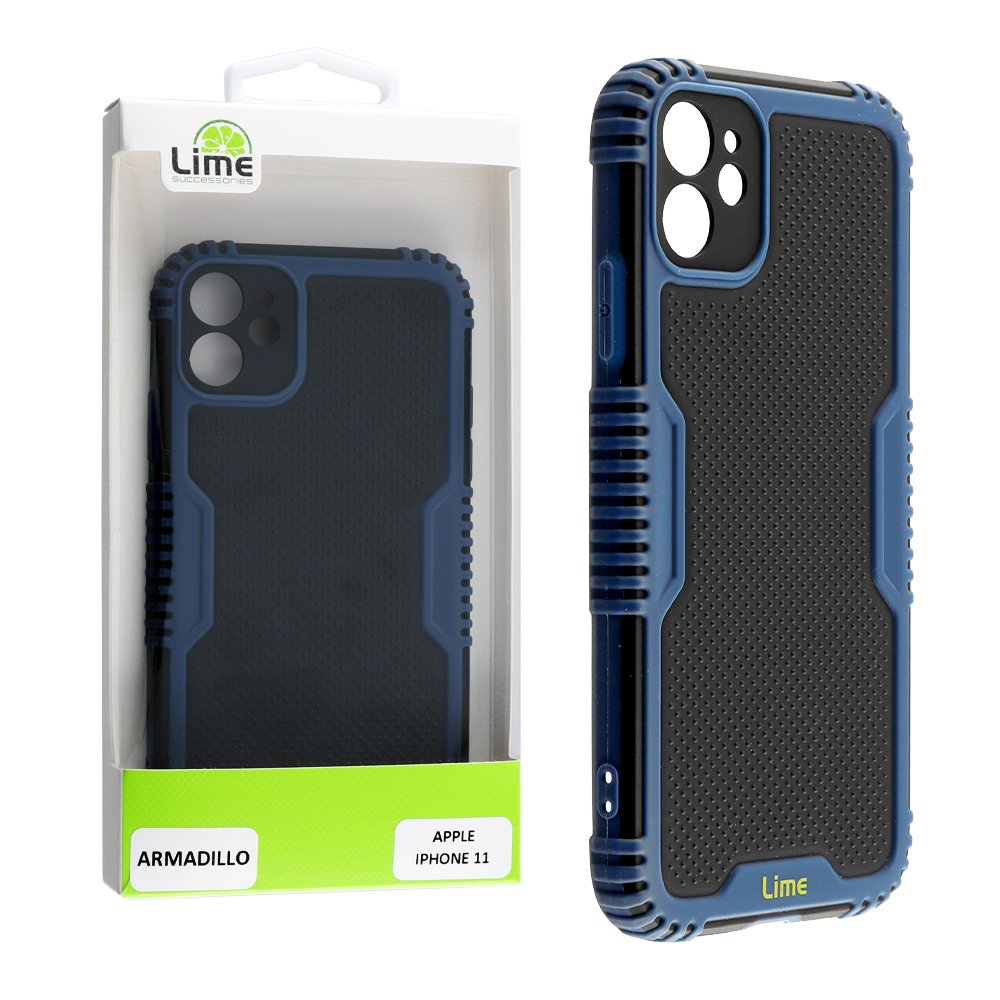 LIME ΘΗΚΗ IPHONE 11 6.1" ARMADILLO FULL CAMERA PROTECTION BLUE