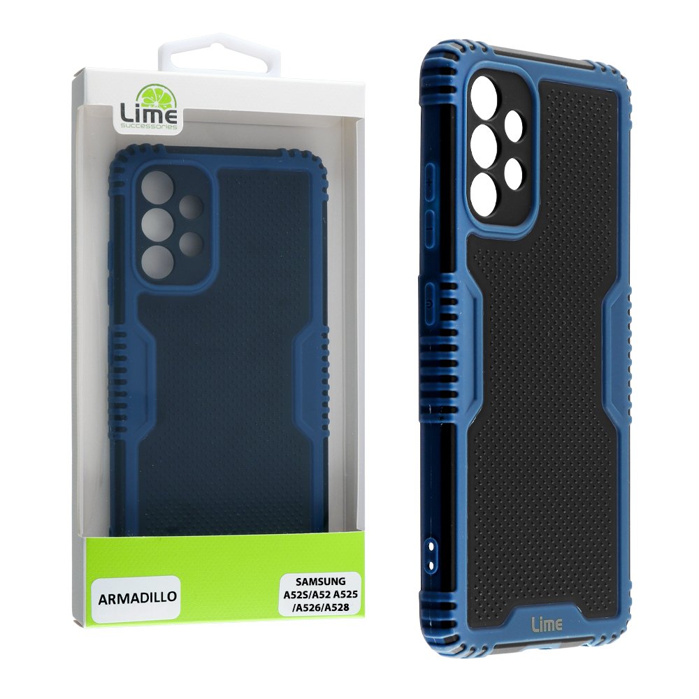 LIME ΘΗΚΗ SAMSUNG A52S/A52 A525/A526/A528 6.5" ARMADILLO FULL CAMERA PROTECTION BLUE