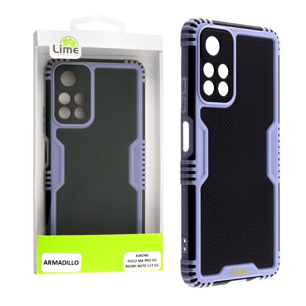 LIME ΘΗΚΗ XIAOMI POCO M4 PRO 5G/REDMI NOTE 11T 5G 6.6" ARMADILLO FULL CAMERA PROTECTION AIR FORCE BLUE