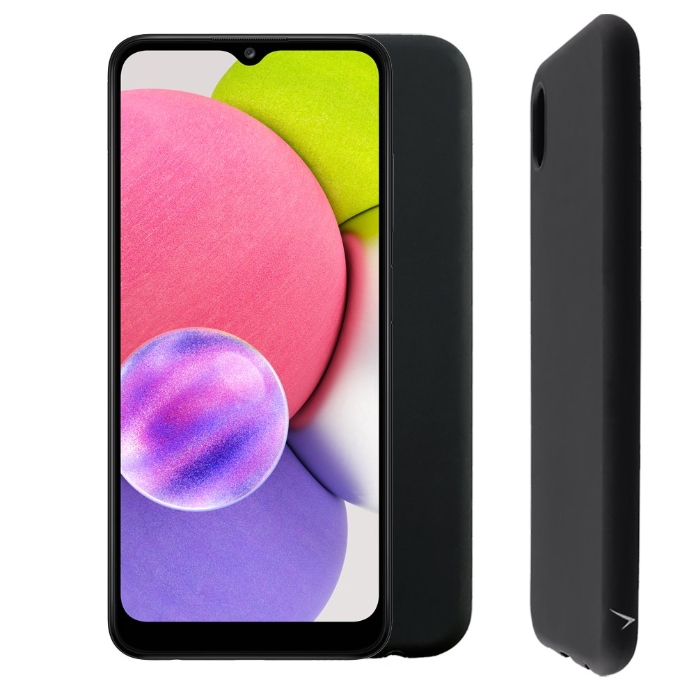 VOLTE-TEL ΘΗΚΗ SAMSUNG A03 A035 6.5" SILICON TPU CAMERA GUARD BLACK