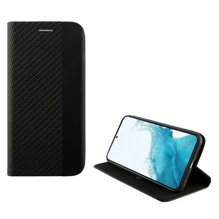 IDOL 1991 ΘΗΚΗ SAMSUNG S22 5G S901 6.1" ELITE ANTI-RFID BOOK STAND BLACK