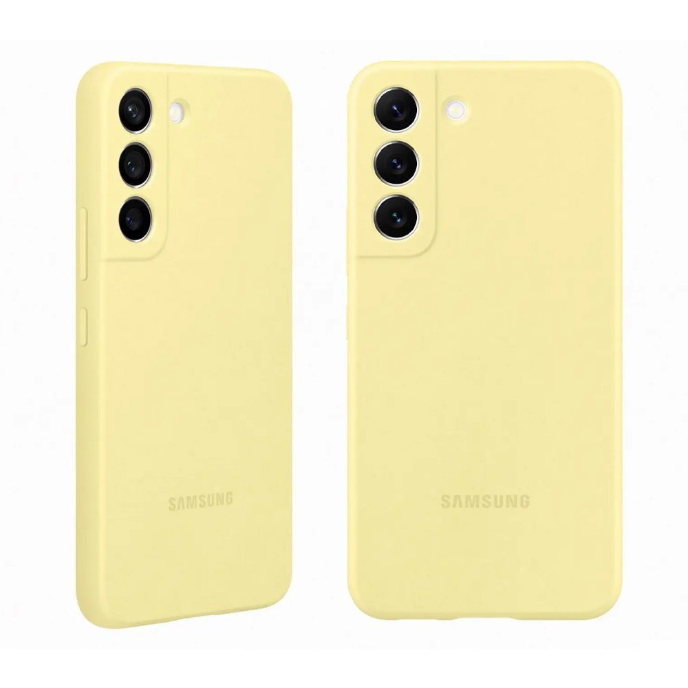 ΘΗΚΗ SAMSUNG S22 5G S901 SILICONE COVER EF-PS901TYEGWW YELLOW PACKING OR