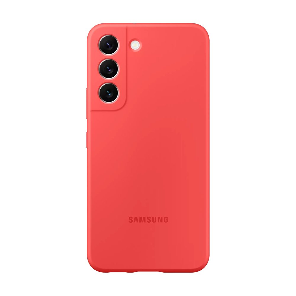 ΘΗΚΗ SAMSUNG S22 5G S901 SILICONE COVER EF-PS901TPEGWW CORAL PACKING OR