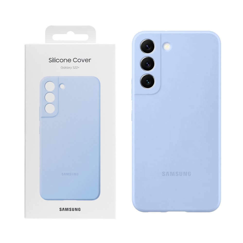 ΘΗΚΗ SAMSUNG S22 PLUS 5G S906 SILICONE COVER EF-PS906TLEGWW SKY BLUE PACKING OR
