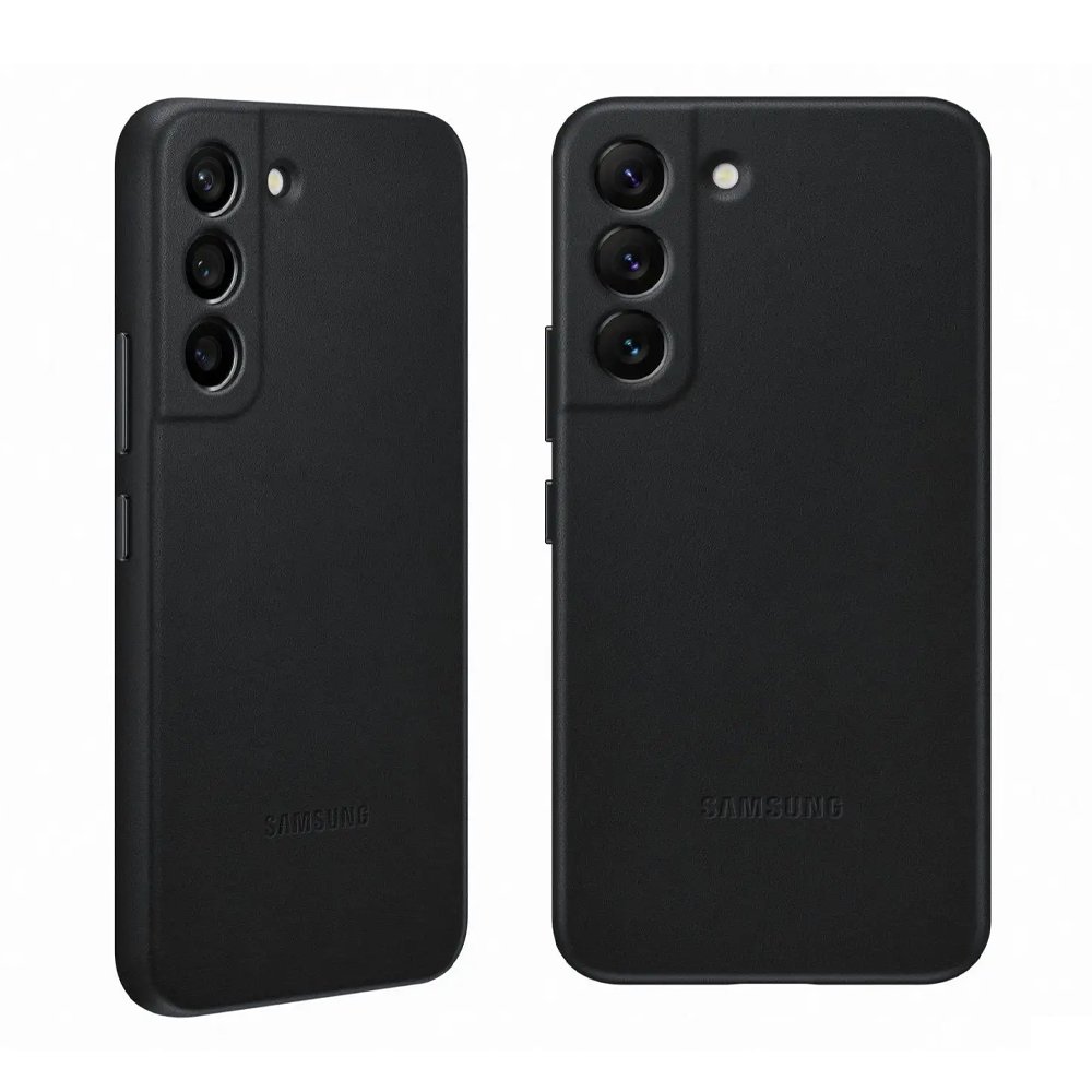 ΘΗΚΗ SAMSUNG S22 PLUS 5G S901 LEATHER COVER EF-VS906LBEGWW BLACK PACKING OR