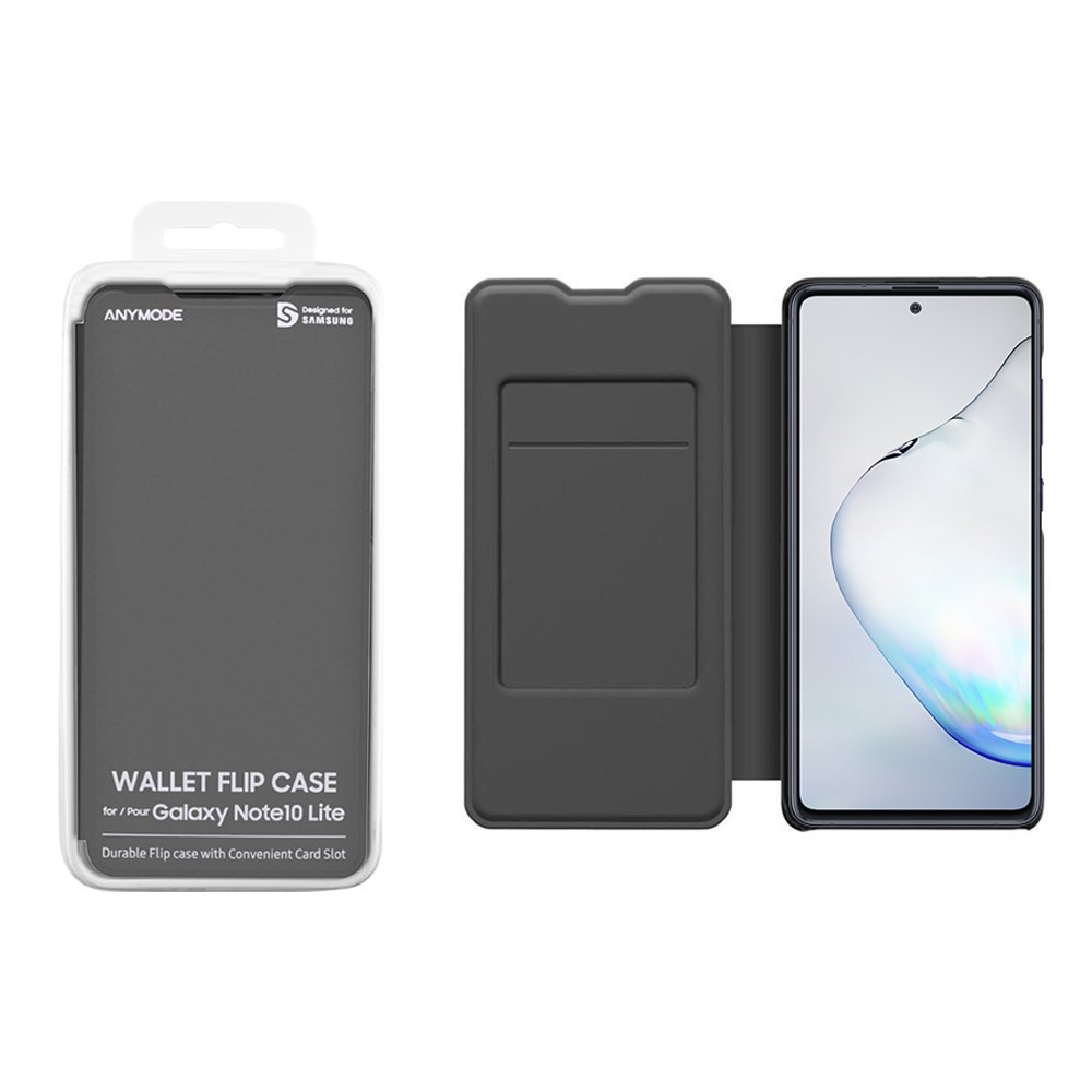 ΘΗΚΗ SAMSUNG NOTE 10 LITE N770 6.7" FLIP WALLET COVER GP-FWN770AMA BLACK PACKING OR