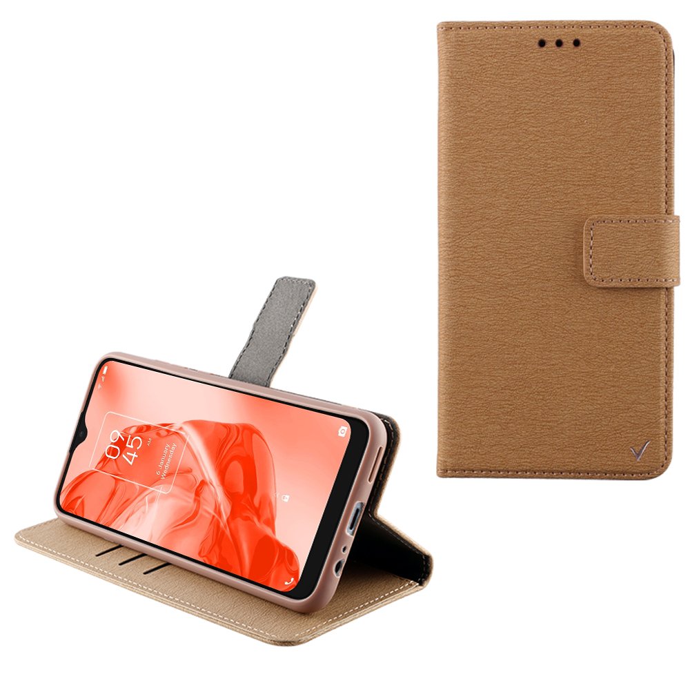 VOLTE-TEL ΘΗΚΗ TCL 205 4187D 6.22" ALLURE MAGNET BOOK STAND CLIP GOLD