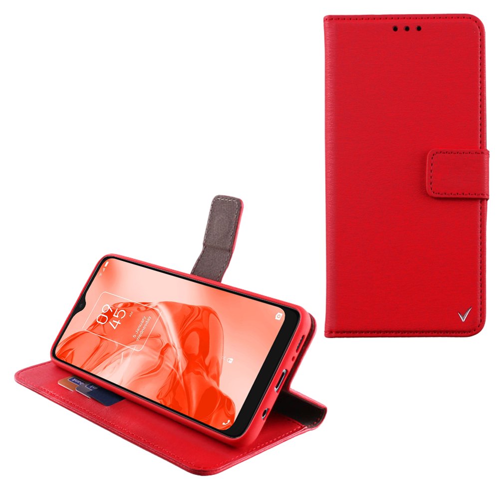 VOLTE-TEL ΘΗΚΗ TCL 205 4187D 6.22" ALLURE MAGNET BOOK STAND CLIP RED
