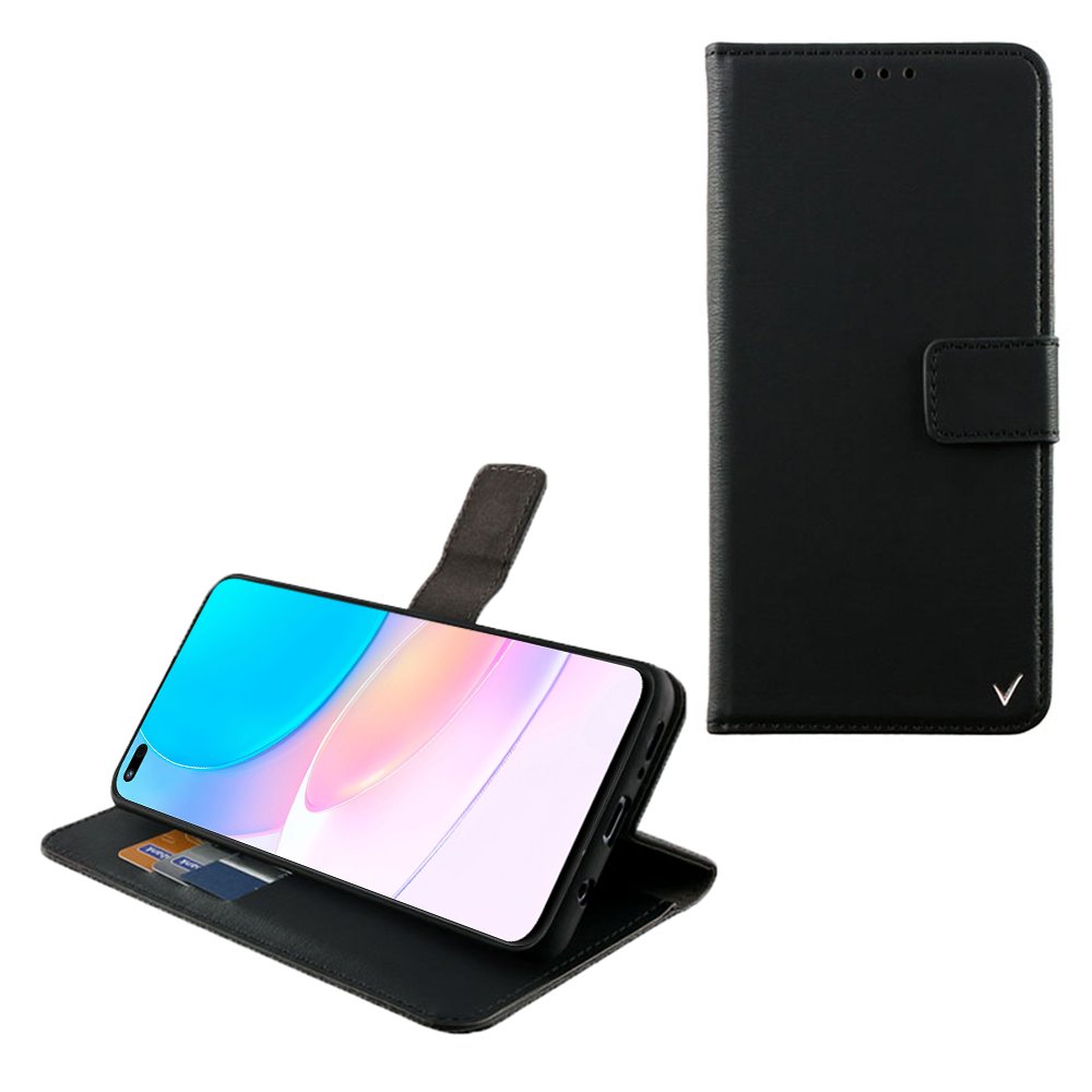 VOLTE-TEL ΘΗΚΗ HUAWEI NOVA 8i 6.67" ALLURE MAGNET BOOK STAND CLIP BLACK