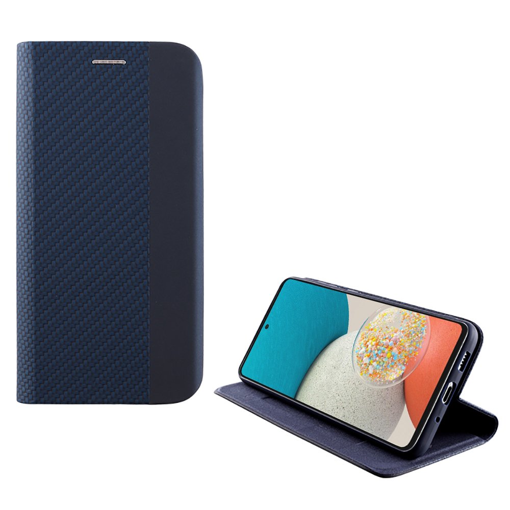 IDOL 1991 ΘΗΚΗ SAMSUNG A53 5G A536 6.5" ELITE ANTI-RFID BOOK STAND BLUE