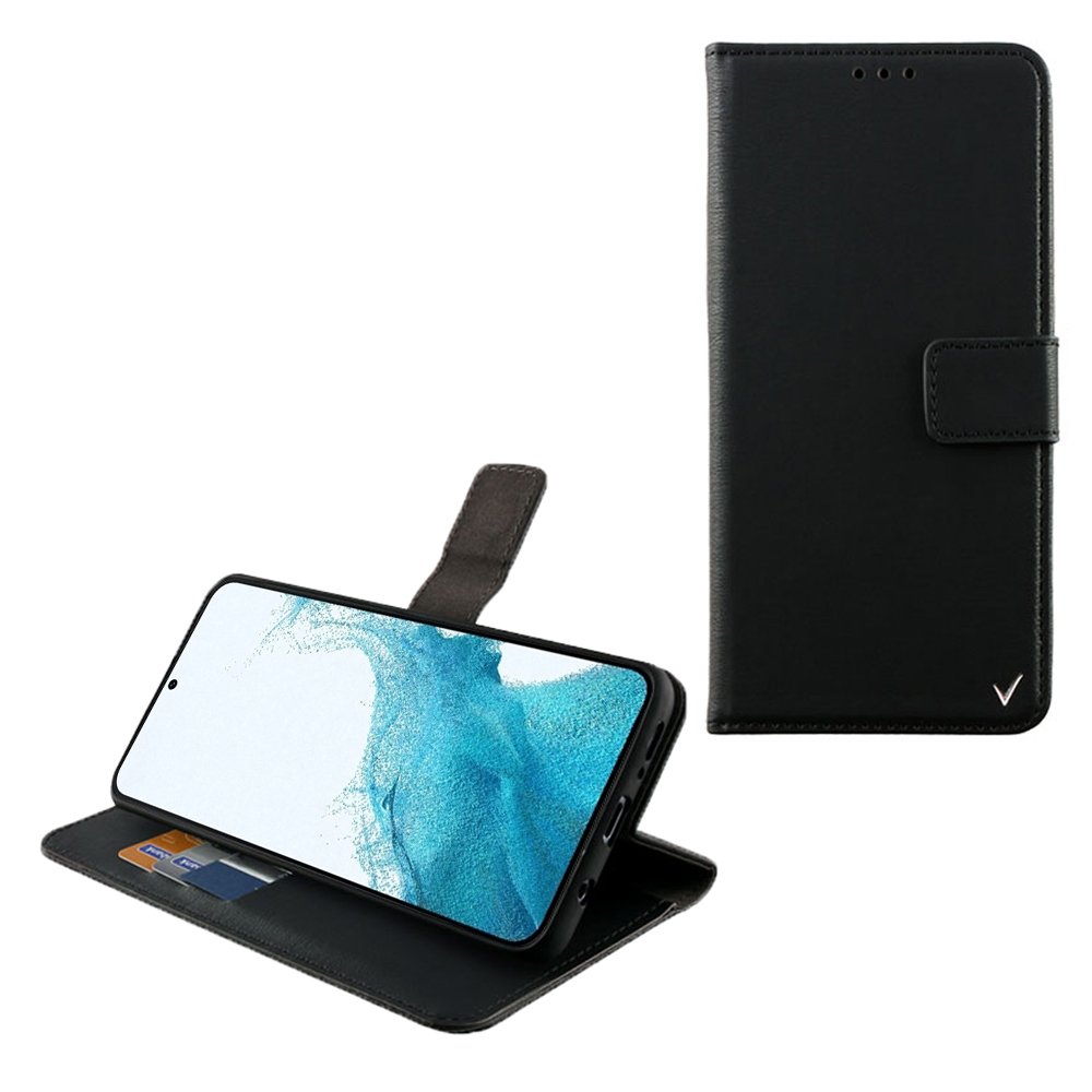 VOLTE-TEL ΘΗΚΗ SAMSUNG S22 5G S901 6.1" ALLURE MAGNET BOOK STAND CLIP BLACK