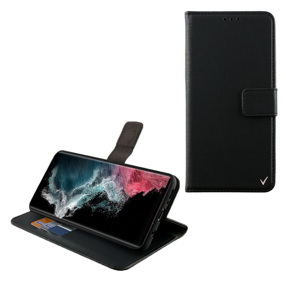 VOLTE-TEL ΘΗΚΗ SAMSUNG S22 ULTRA 5G S908 6.8" ALLURE MAGNET BOOK STAND CLIP BLACK