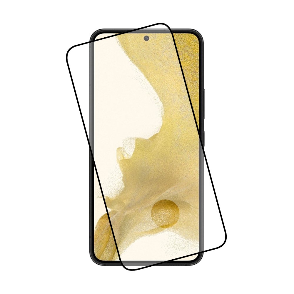 IDOL 1991 TEMPERED GLASS SAMSUNG S22 PLUS 5G 6.6" 9H 0.25mm 3D EDGE GLUE SEMI CURVED FINGER UNLOCK BLACK