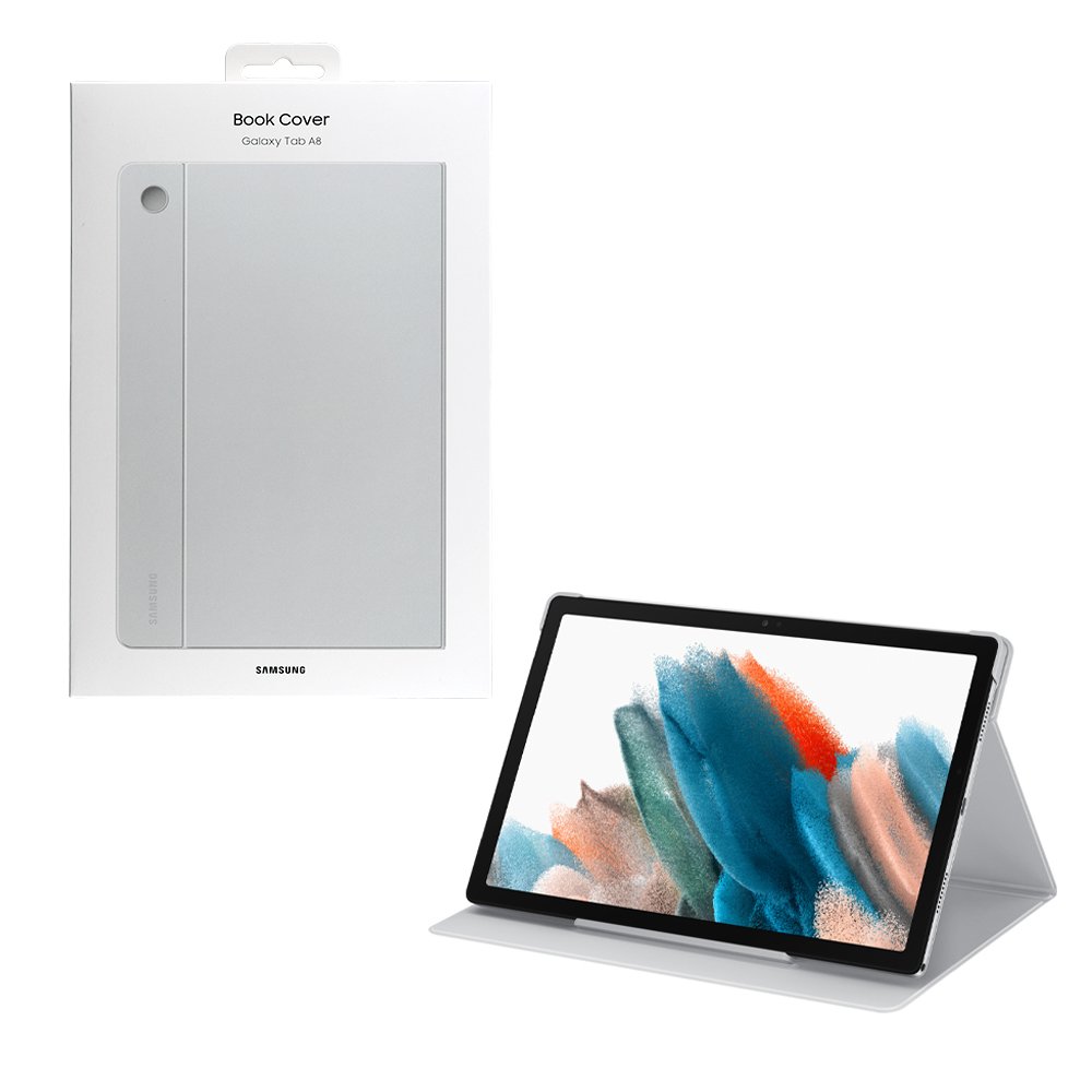 ΘΗΚΗ SAMSUNG TAB A8 X200/X205 10.5" EF-BX200PSEGWW BOOK COVER SILVER PACKING OR