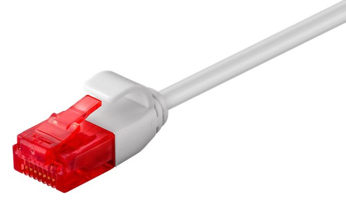 GOOBAY καλώδιο δικτύου 93754, CAT 6 U/UTP, slim, copper, 5m, γκρι