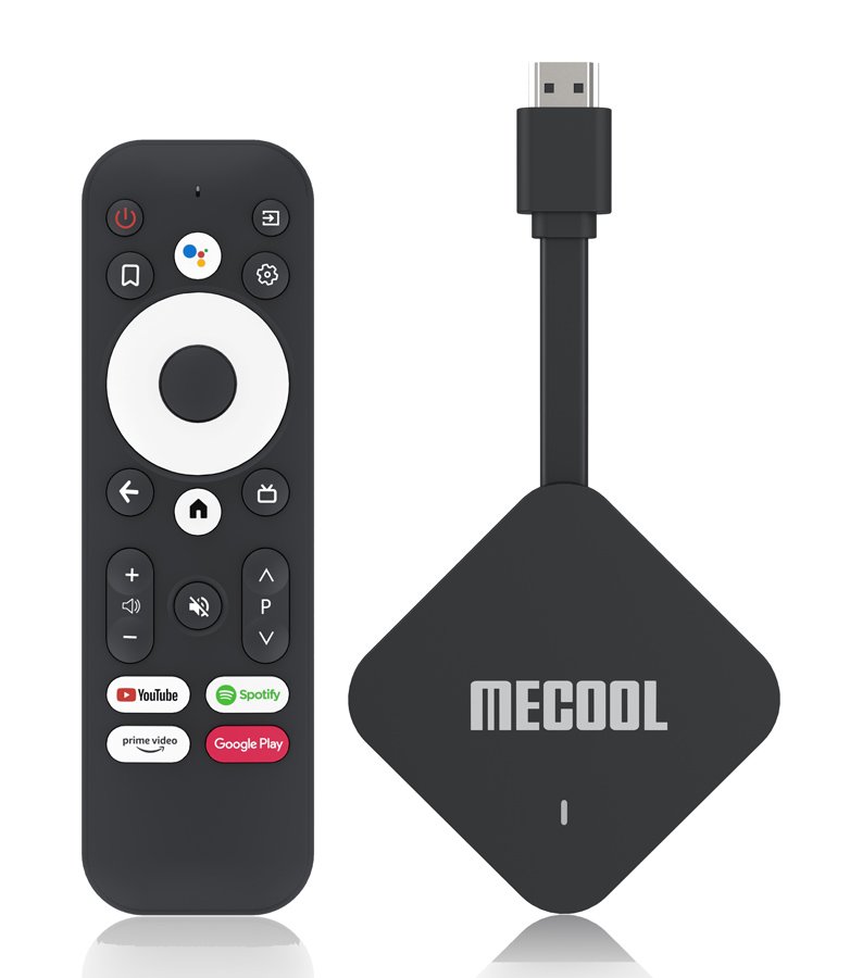 MECOOL TV Stick KD2, Google certificate, 4K, 4/32GB, WiFi, Android 11
