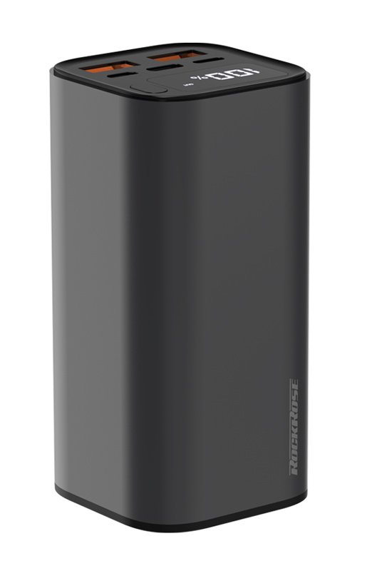 ROCKROSE power bank RRPB21, 20000mAh, 2x USB & USB Type-C, 52.5W, γκρι