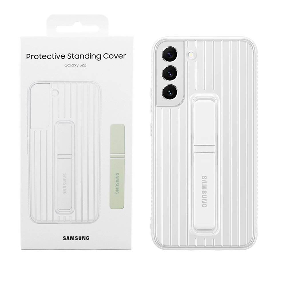 ΘΗΚΗ SAMSUNG S22 5G S901 PROTECTIVE STANDING COVER EF-RS901CWEGWW WHITE PACKING OR