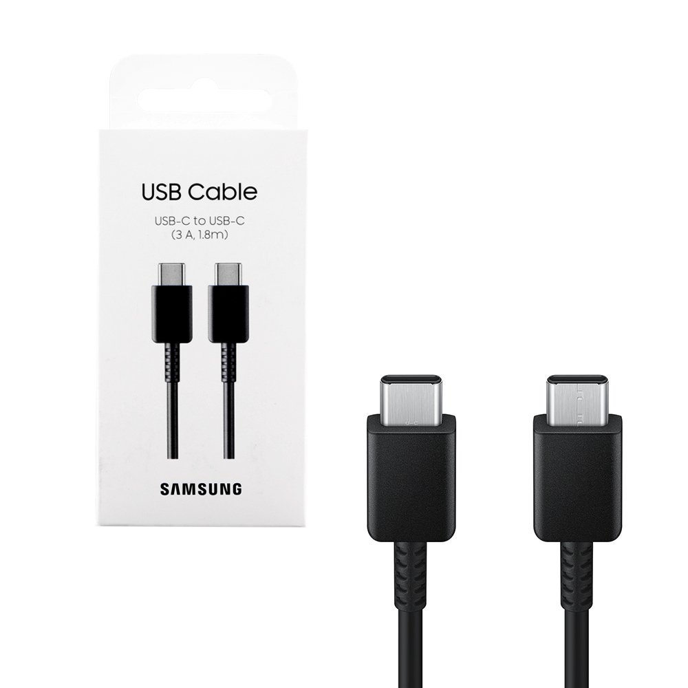 SAMSUNG EP-DX310JBEGEU TAB S8 USB-C TYPE C TO TYPE C ΦΟΡΤΙΣΗ-DATA 3A 1.8m BLACK PACKING OR