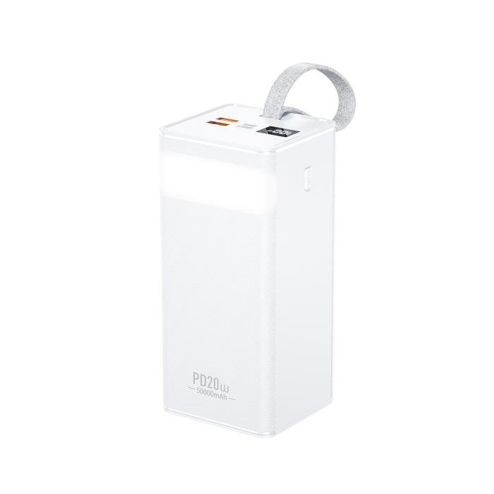 Power Bank WK 50000mAh PD20W+QC3.0 22.5W White WP-225