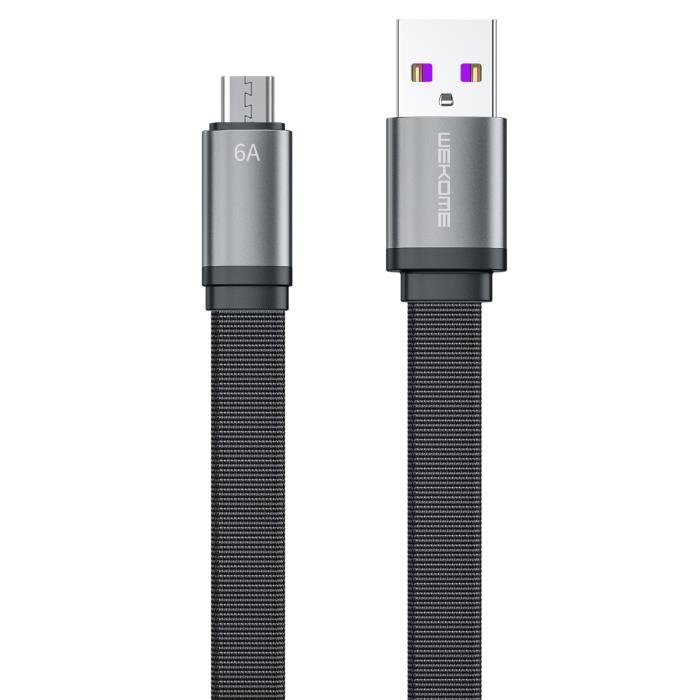 Charging Cable WK Micro Black 1,5m WDC-156 6A