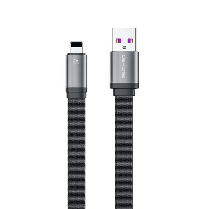 Charging Cable WK i6 Black 1,5m WDC-156 6A