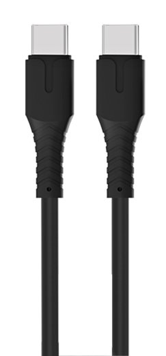 ROCKROSE καλώδιο USB-C Alpha CC2, 3A 60W, 2m, μαύρο