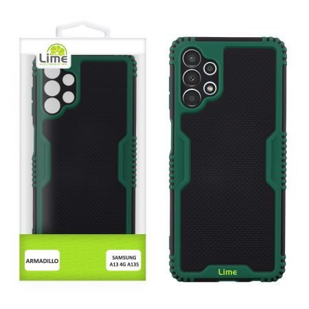 LIME ΘΗΚΗ SAMSUNG A13 4G A135/A137 6.6" ARMADILLO FULL CAMERA PROTECTION GREEN
