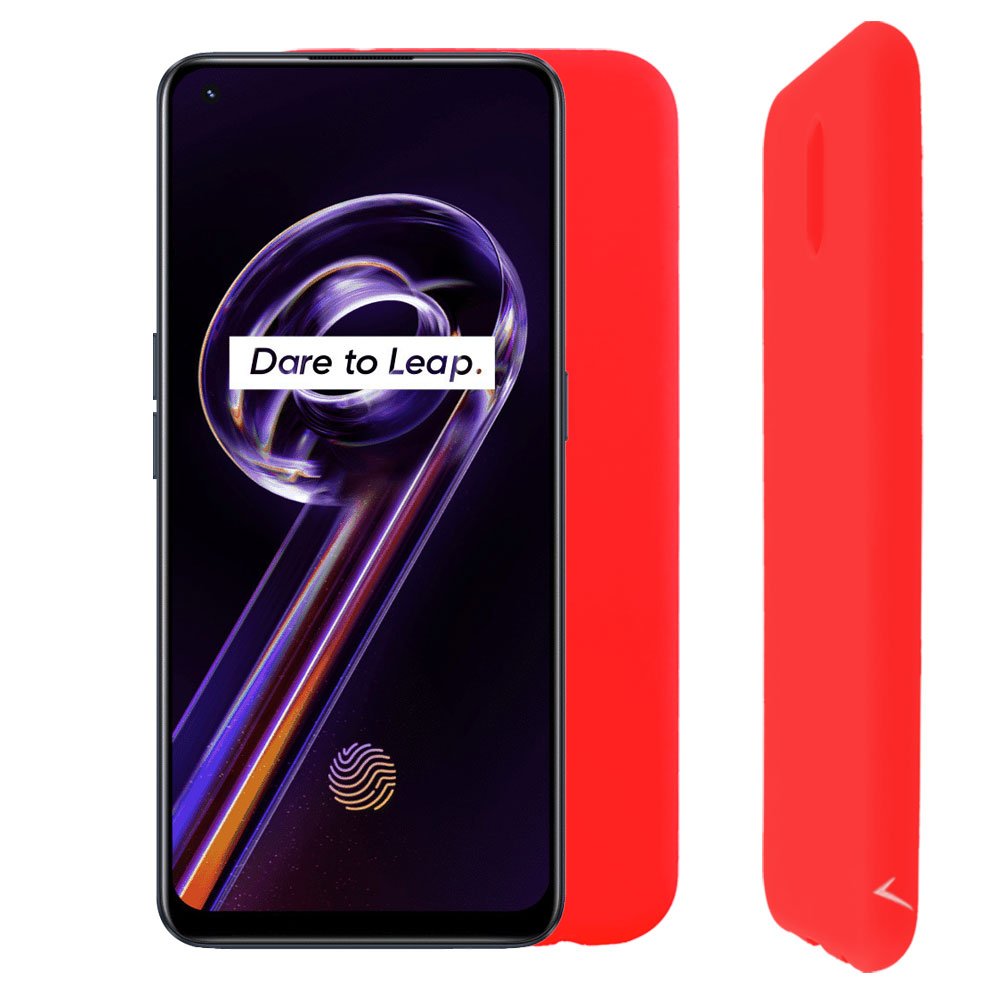 VOLTE-TEL ΘΗΚΗ REALME 9 5G/9 PRO 5G 6.6" SILICON TPU FULL CAMERA PROTECTION RED
