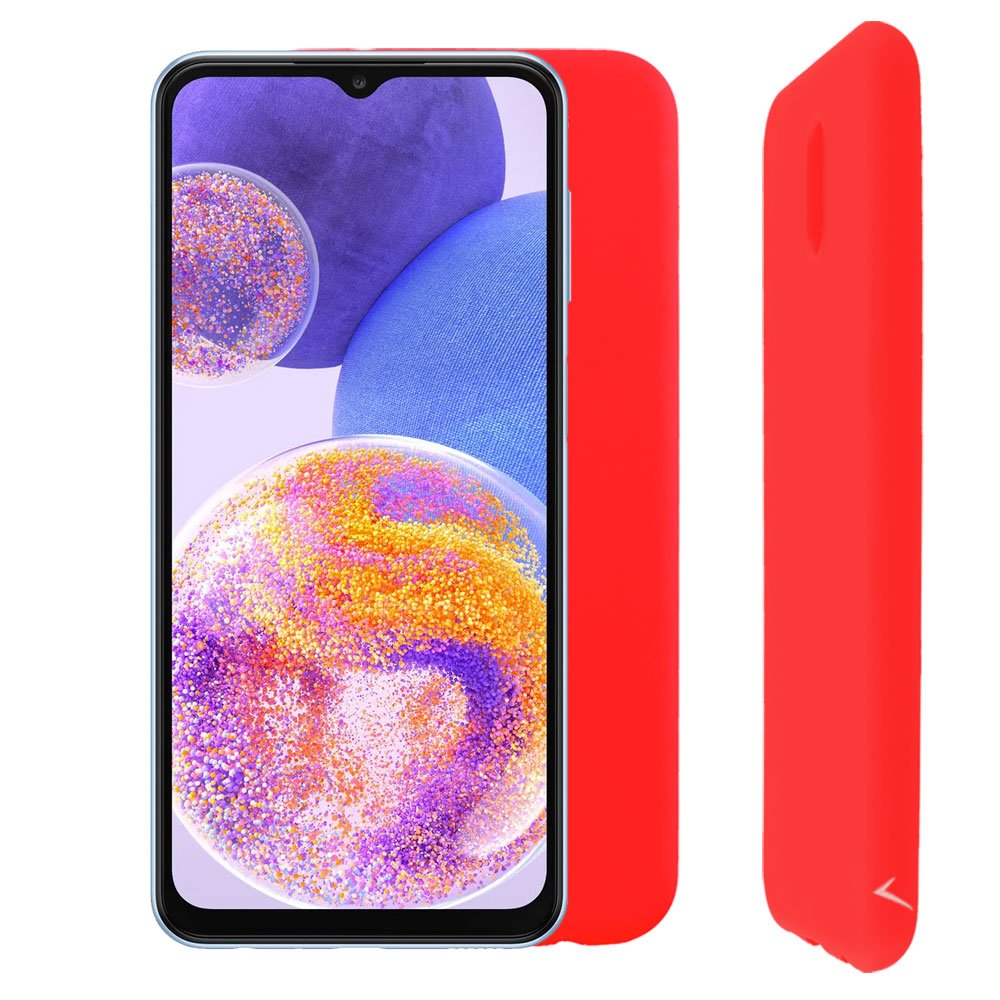 VOLTE-TEL ΘΗΚΗ SAMSUNG A23 4G A235/A23 5G A236 6.6" SILICON TPU FULL CAMERA PROTECTION RED