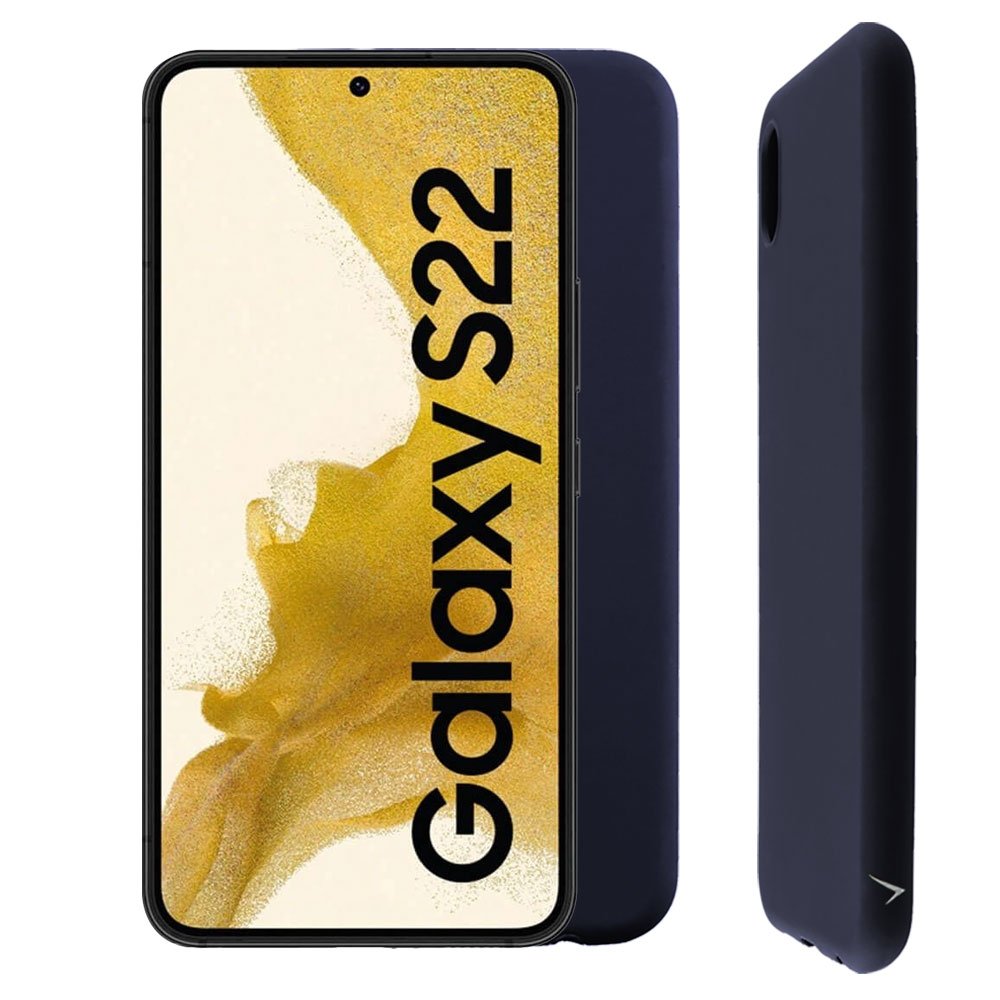 VOLTE-TEL ΘΗΚΗ SAMSUNG S22 5G S901 6.1" SILICON TPU FULL CAMERA PROTECTION COBALT BLUE