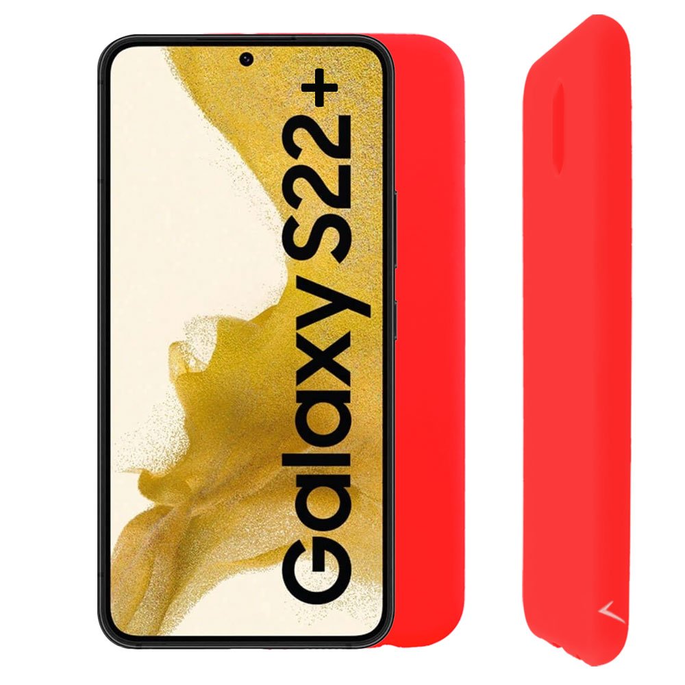 VOLTE-TEL ΘΗΚΗ SAMSUNG S22 PLUS 5G S906 6.6" SILICON TPU FULL CAMERA PROTECTION RED