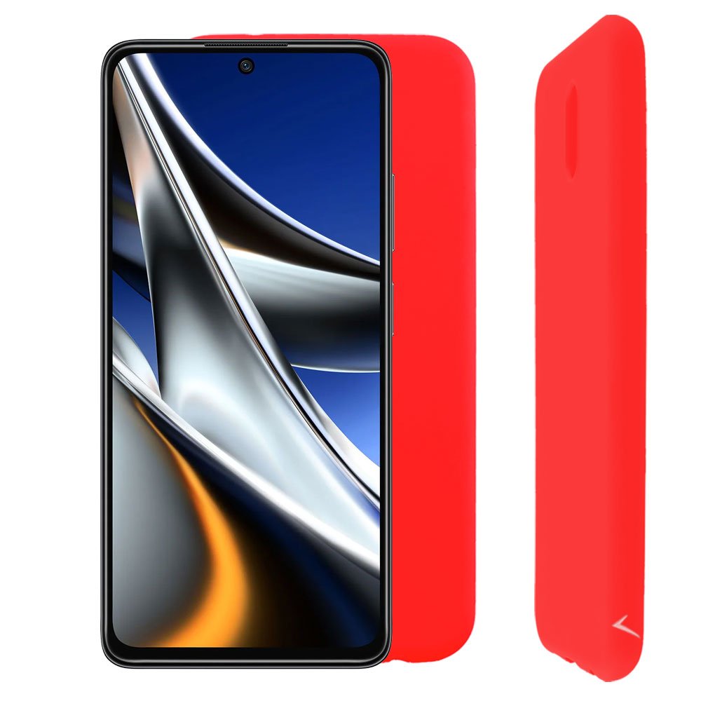 VOLTE-TEL ΘΗΚΗ XIAOMI POCO X4 PRO 5G 6.67" SILICON TPU FULL CAMERA PROTECTION RED