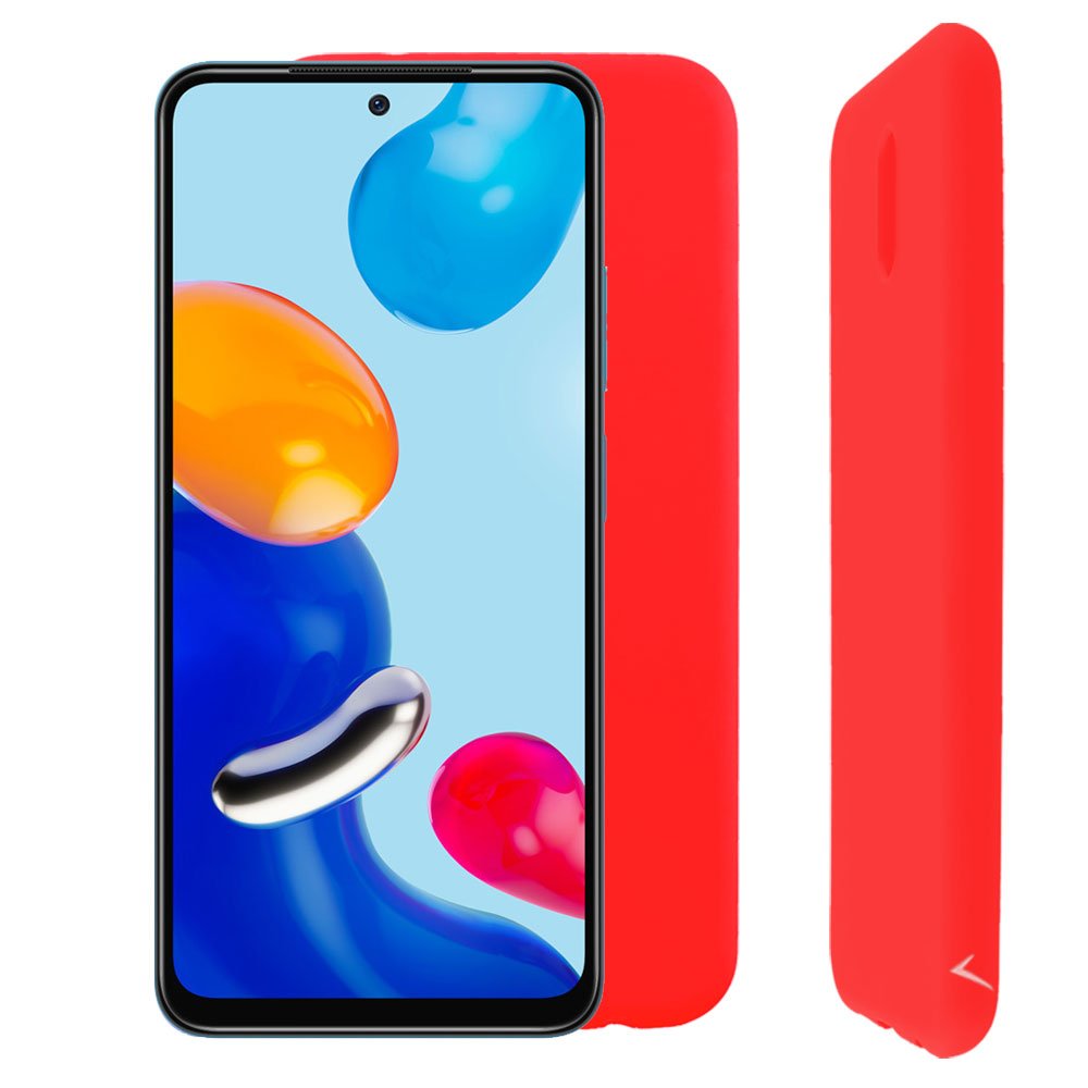 VOLTE-TEL ΘΗΚΗ XIAOMI REDMI NOTE 11/REDMI NOTE 11S 6.43" SILICON TPU FULL CAMERA PROTECTION RED