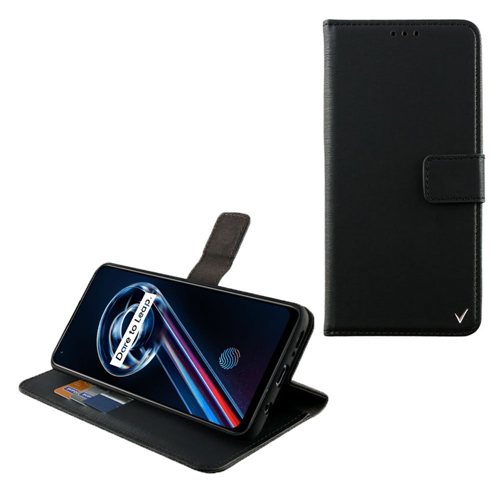 VOLTE-TEL ΘΗΚΗ REALME 9 PRO 5G 6.6" ALLURE MAGNET BOOK STAND CLIP BLACK