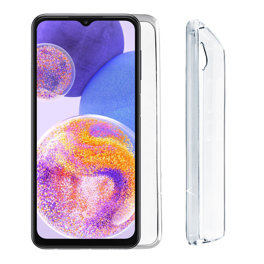 VOLTE-TEL ΘΗΚΗ SAMSUNG A23 4G A235 6.6" SLIMCOLOR AIR TPU CAMERA GUARD ΔΙΑΦΑΝΗ