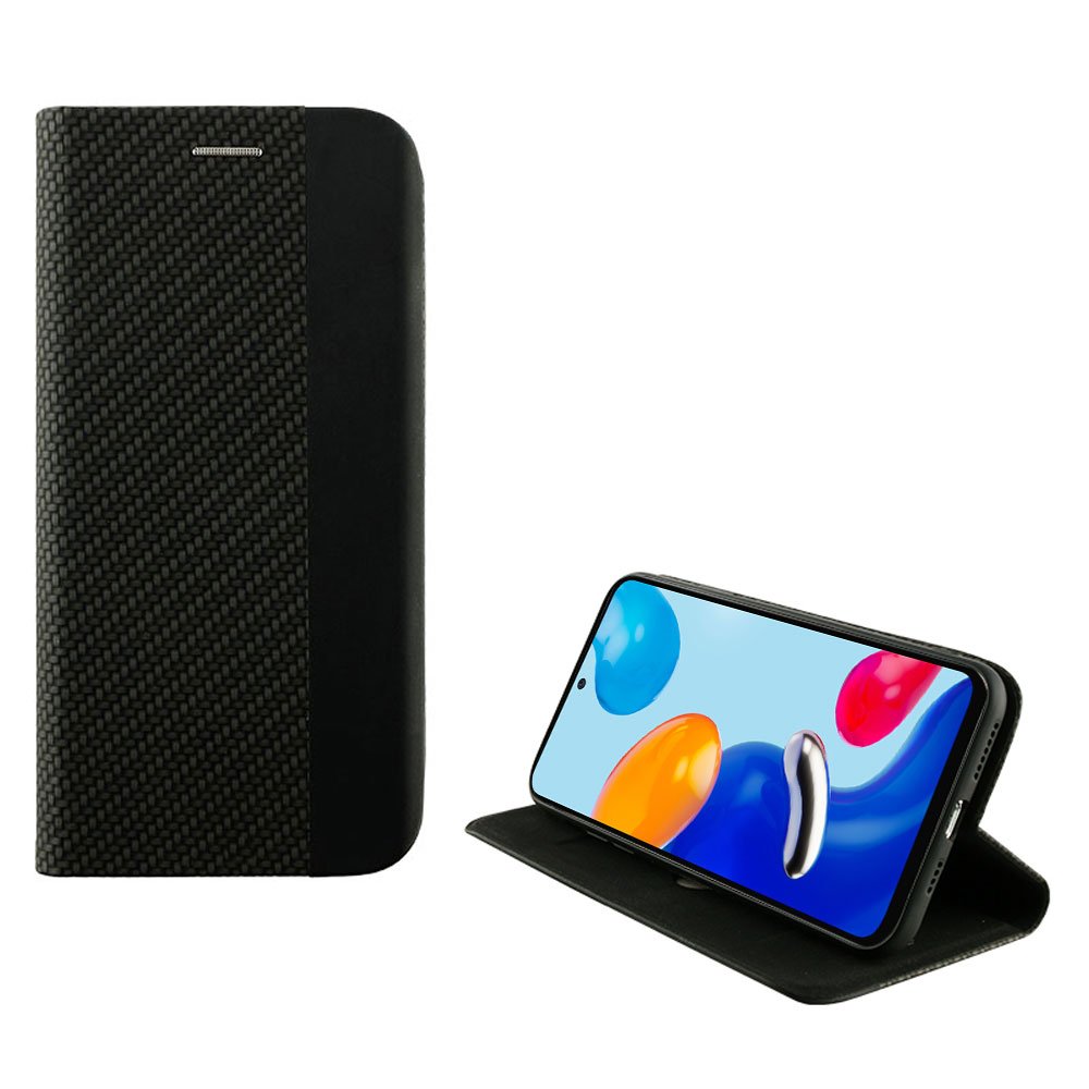 IDOL 1991 ΘΗΚΗ XIAOMI REDMI NOTE 11/REDMI NOTE 11S 6.43" ELITE ANTI-RFID BOOK STAND BLACK
