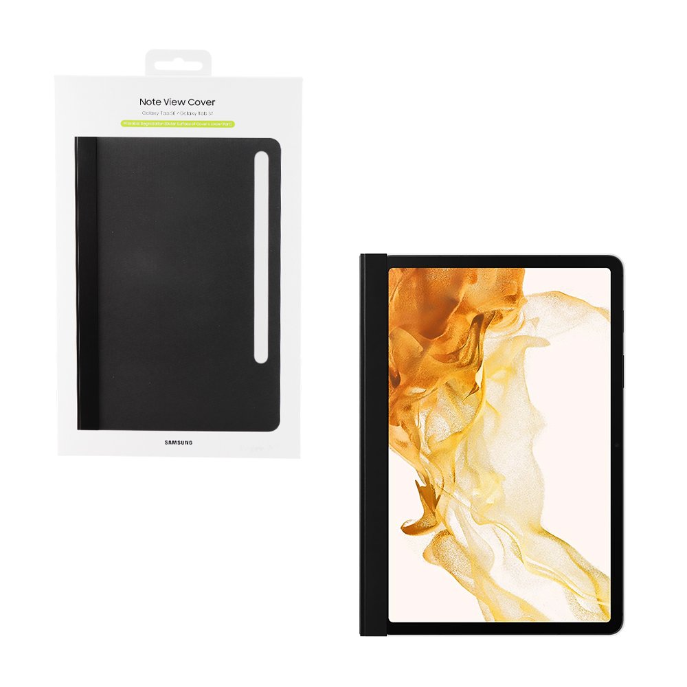 ΘΗΚΗ SAMSUNG T870/T875 TAB S7/X700/X706 TAB S8 11.0" NOTE VIEW COVER FLIP EF-ZX700PBEGEU BLACK PACKING OR