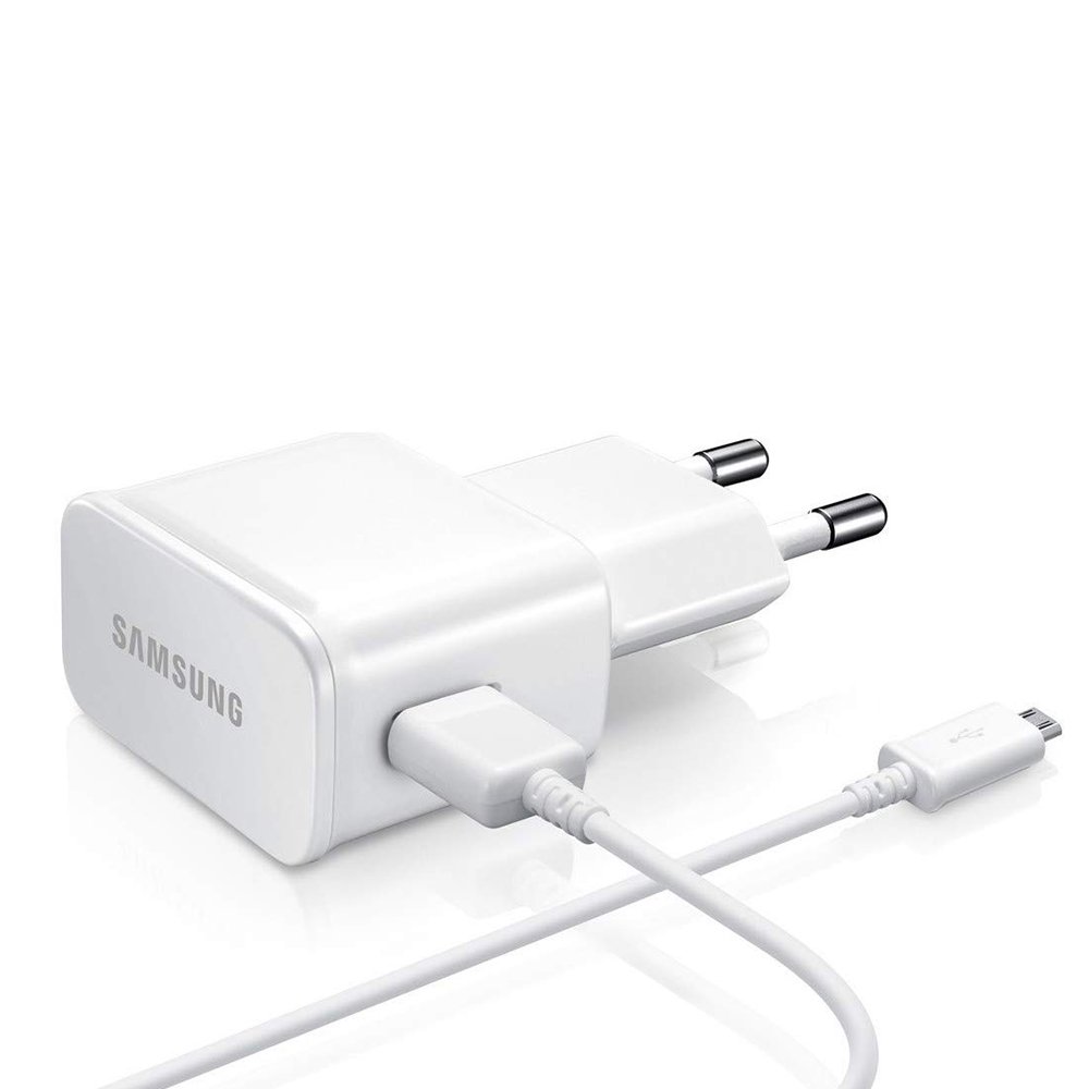 TRAVEL SAMSUNG ETA-U90EWE 2A USB +DATA ECB-DU4EWE MICRO USB  WHITE BULK OR