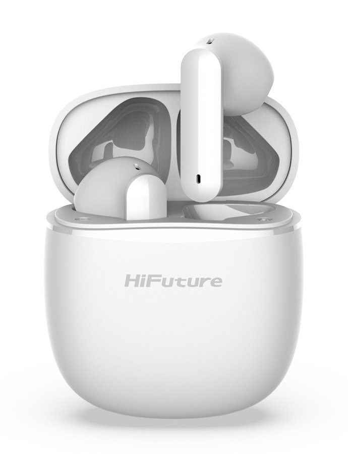 HIFUTURE earphones με θήκη φόρτισης ColorBuds, True Wireless, λευκά